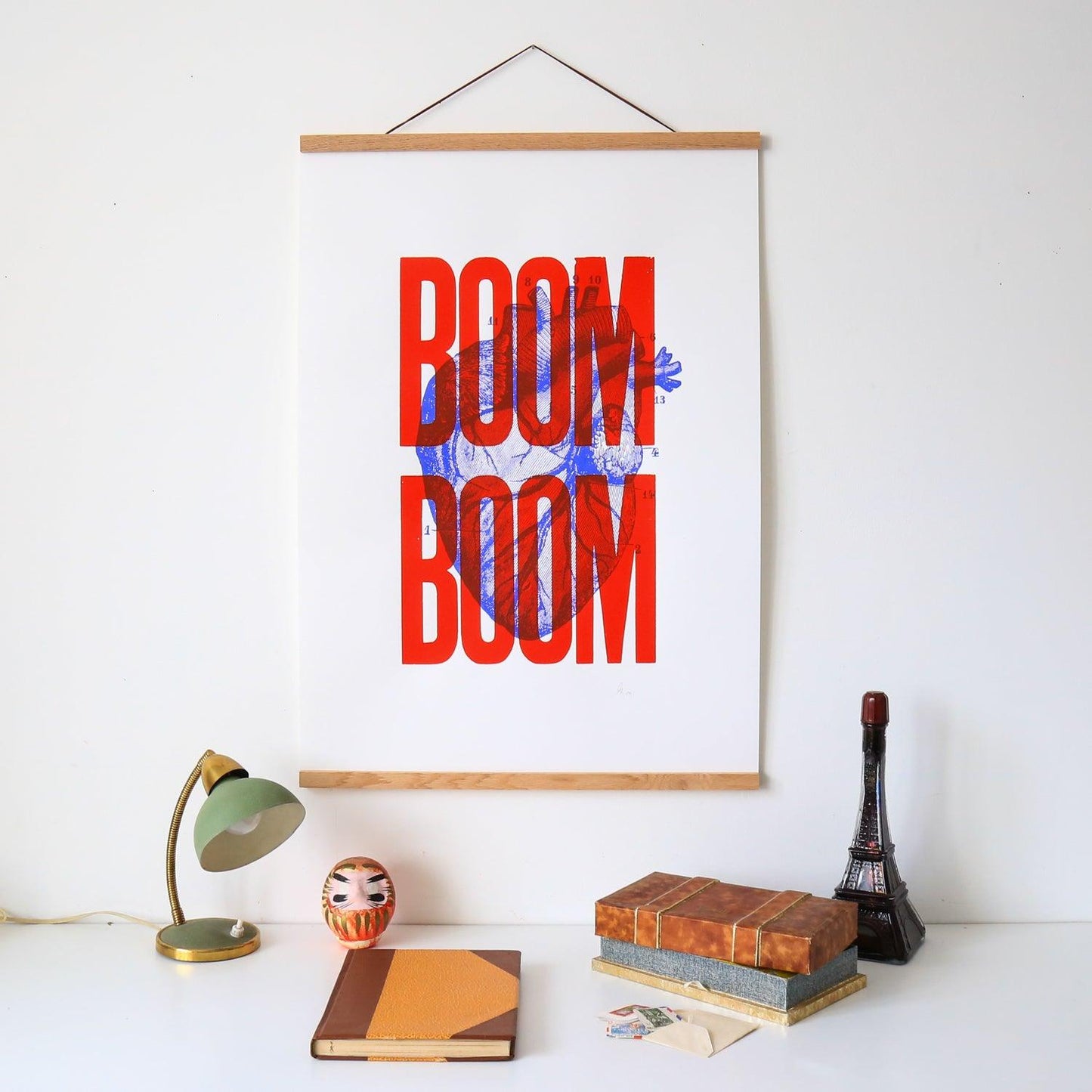 Affiche Boom Boom - Sérigraphie signée - PAPPUS EDITIONS