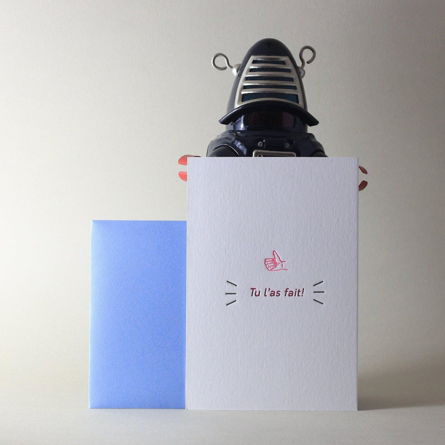 Carte letterpress - Tu l'as fait! - PAPPUS EDITIONS